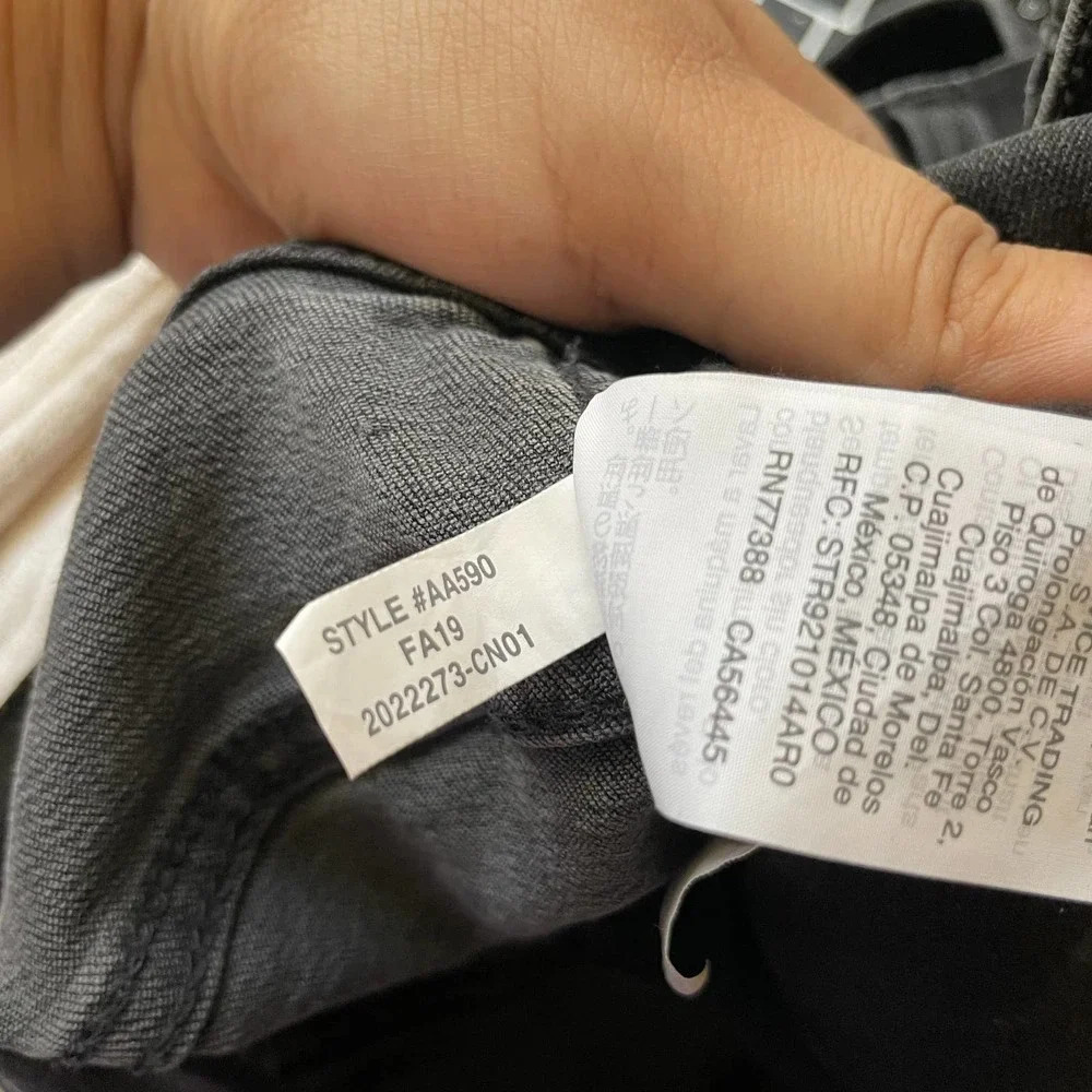 Madewell 10" High Rise Skinny Jeans Berkeley Black - Picture 7 of 7